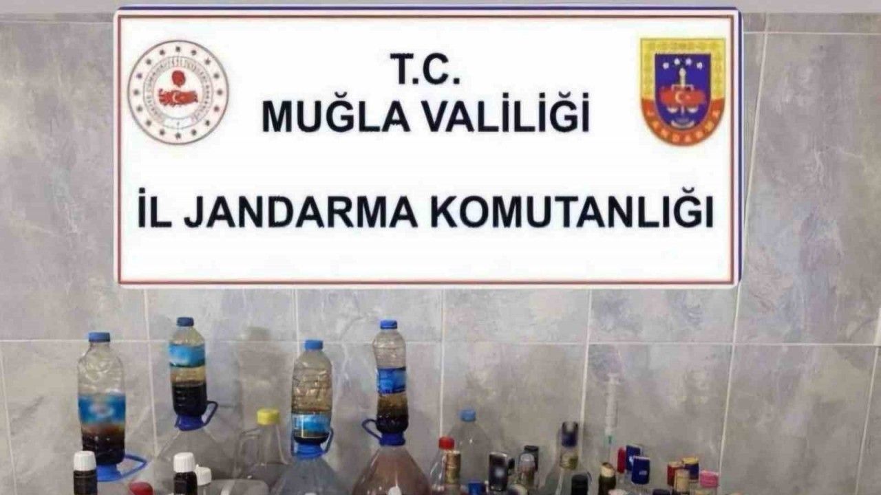 Yatağan’da el yapımı alkol ele geçirildi