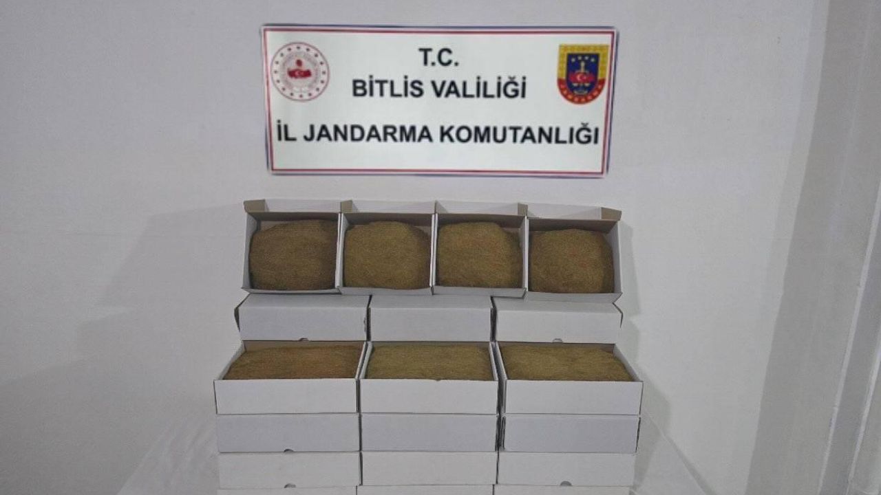 Bitlis’te 35 kilogram kıyılmış tütün ele geçirildi