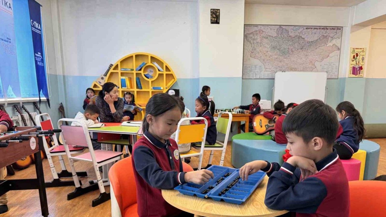 Moğolistan kırsalında yaşayan çocuklar için sosyal gelişim alanları oluşturuldu