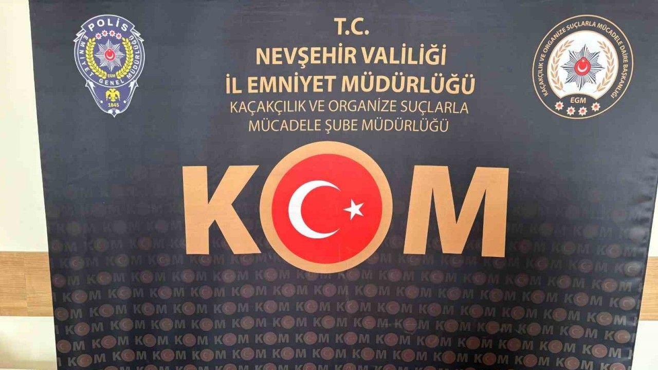 Nevşehir’de 157 parça tarihi eser ele geçirildi
