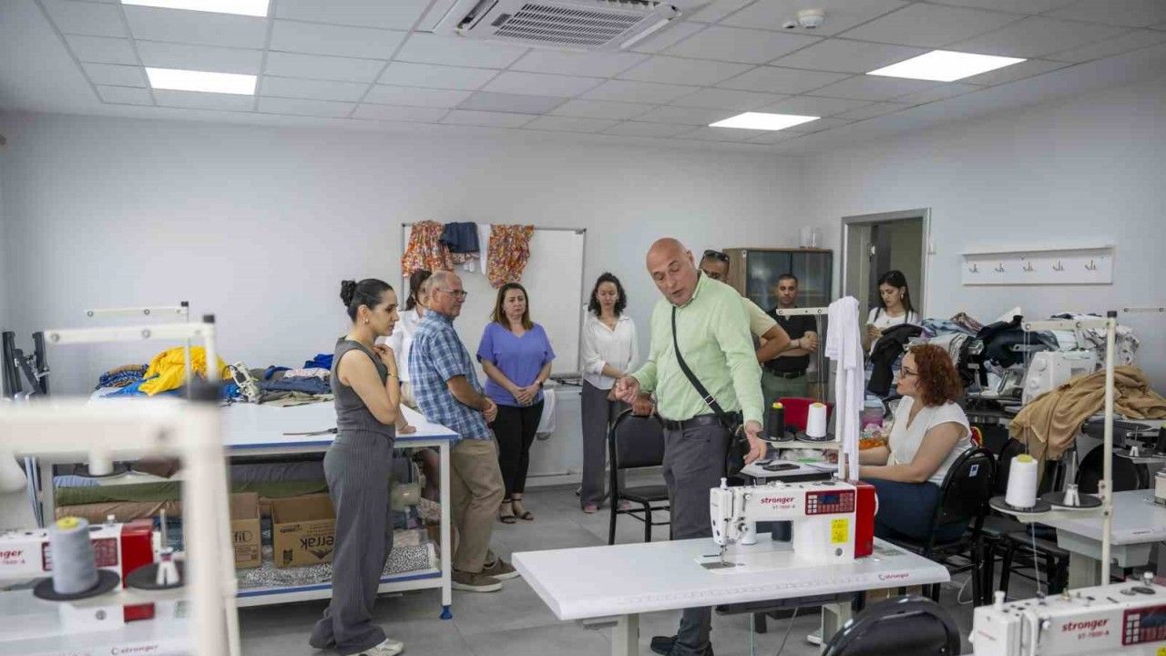 AB Heyeti, Halkkent Sosyal Girişimcilik Merkezinde incelemelerde bulundu