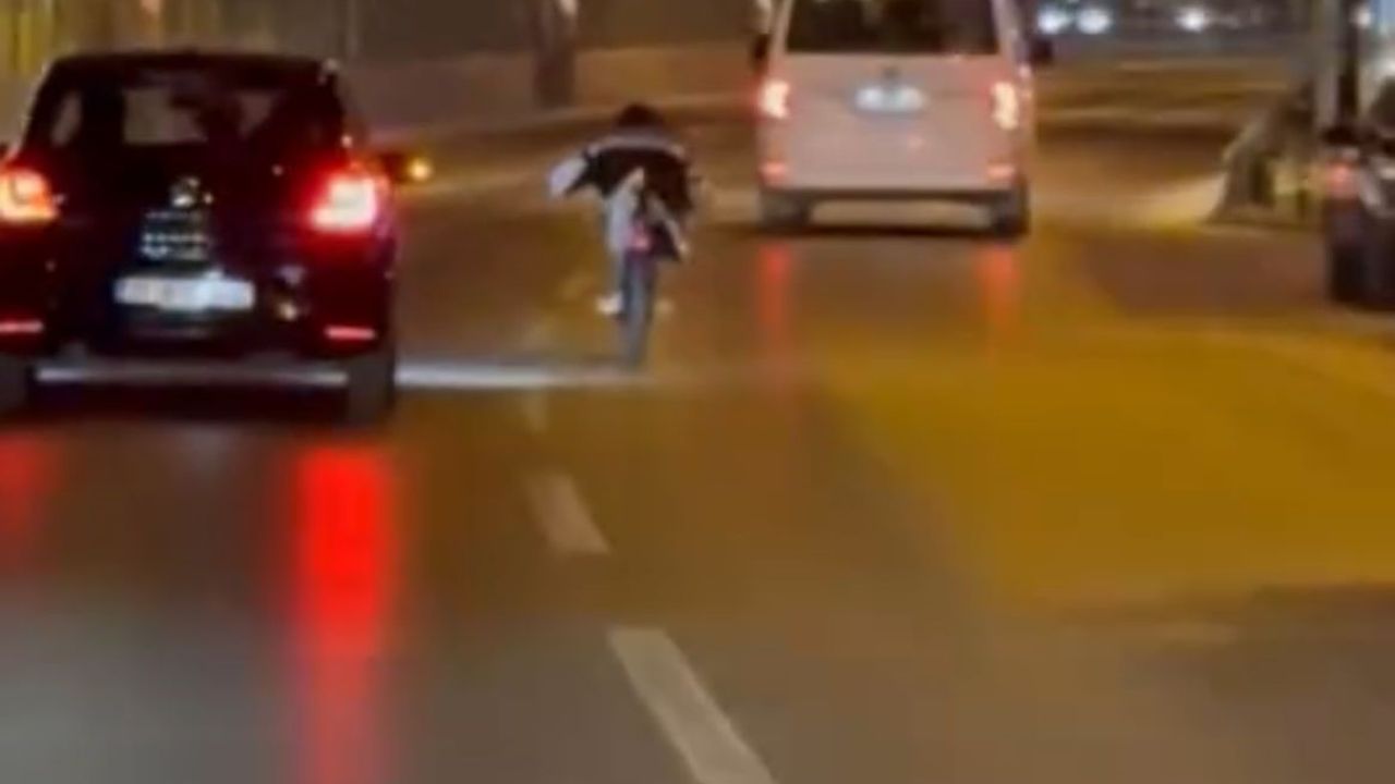 Bursa’da biri tek teker, diğeri yatarak ilerledi