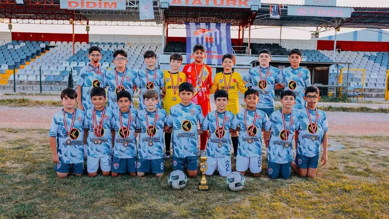 Didim Belediyespor 4 ayrı yaş kategorisinde şampiyon oldu