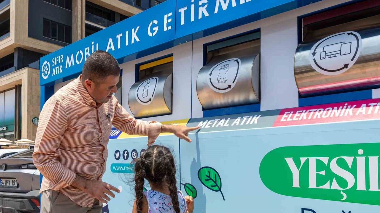 Mezitli'de mobil atık getirme merkezleri hizmete girdi