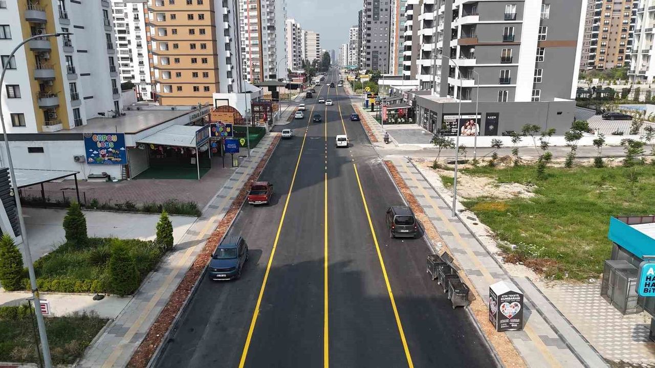 Mezitli'de ulaşımı rahatlatacak çalışma tamamlandı