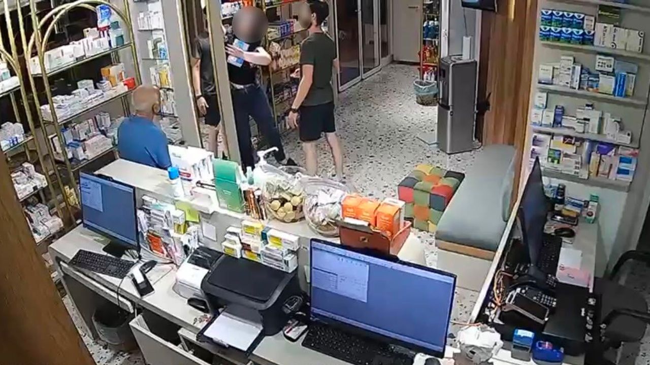 Eczacıyı darbedip ilaçları gasbeden şüpheli polisten kaçamadı