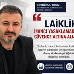 İl Başkanı Yıldız , “Laiklik İnancı Yasaklamak Değil, Güvence Altına Almaktır”
