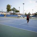 Mersin'de 30 Ağustos coşkusu tenis kortlarına taşındı