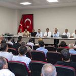 Silifke'de mahalle muhtarları istişare toplantısında buluştu