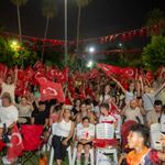 Mersin'de Filenin Sultanlarının şampiyonluk coşkusu yaşandı