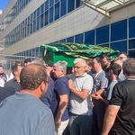 Gemi faciasında hayatını kaybeden hastane personeli Gülcan Gürel için tören düzenlendi