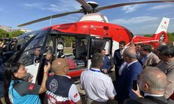 Çanakkale’de ambulans helikopter göreve başladı