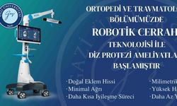 Diz protezi ameliyatları yapay zekalı robotik cerrahiyle yapılıyor