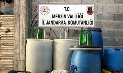 Mersin’de Jandarma tarafından 640 litre sahte içki ele geçirildi