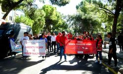 Muğla’da "Sağlık İçin Harekete Geç" yürüyüşüne yoğun katılım