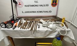 Kastamonu’da define avcıları suçüstü yakalandı