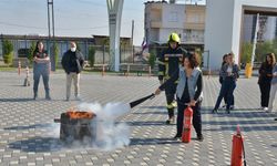 Mersin’de meskun mahalde yangına müdahale eğitimi verildi