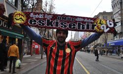 Eskişehirspor’un kritik maçını izlemek için İzmir’den geldi