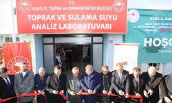 Kars’ta Toprak ve Sulama Suyu Analiz Laboratuvarı açıldı