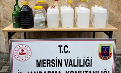 Mersin'de 85 litre sahte içki ele geçirildi