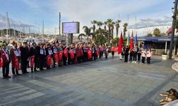 Bodrum’da Sarıkamış Şehitleri yürüyüşü