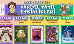 Söke’de çocuklar yarıyıl tatilinde etkinliklerle buluşacak