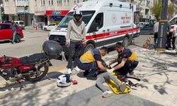 Aksaray’da motosikletler çarpıştı: 2 yaralı