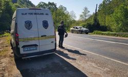 Seyir halindeki otomobilin üzerine kaya parçası düştü: 2’si çocuk 5 yaralı