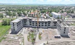 Ağrı İl Emniyet Müdürlüğü yeni hizmet binası inşaatı hızla sürüyor