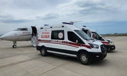 Aort koarktasyon hastası bebek uçak ambulansla İstanbul’a sevk edildi
