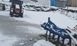 Aşkale’de kar sürprizi