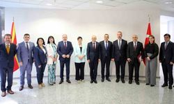 Bakan Şimşek, Kuzey Makedonya Maliye Bakanı Kochoska ile bir araya geldi