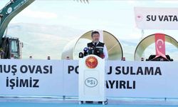 Bakan Yumaklı, "Muş Ovası Pompaj Sulama 1. Etap" inşaatı temel atma törenine katıldı