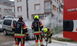 Bandırma’da araç yangını korkuttu