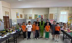 Batman’da öğrenciler çevre bilinci kazanarak atık malzemelerden ders materyalleri oluşturdu