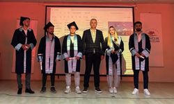Bayburt’ta meslek öğrenen öğrenciler mezuniyet heyecanı yaşadı