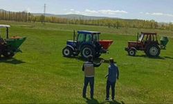 Bayburt’un meralarında gübreleme çalışması yapılıyor