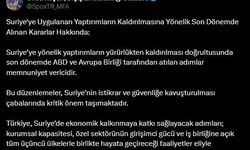 Dışişleri Sözcüsü Keçeli’den Suriye’ye yaptırımların kaldırılmasına ilişkin paylaşım