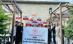 Diyadin’de "sağlık için hareket et" yürüyüşü düzenlendi