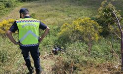 Erdek’te motosiklet direksiyon hakimiyetini kaybetti uçuruma düştü