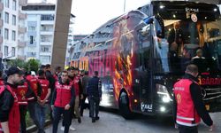 Galatasaray, Gaziantep’te coşkuyla karşılandı