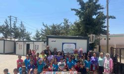 Gölbaşı MTAL öğrencilerinden deprem bölgesindeki çocuklara moral etkinlikleri