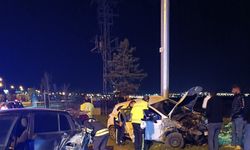 Hava limanı yolunda kaza: 3 yaralı