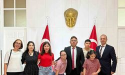 Kaymakam Kaya, özel öğrencileri ağırladı