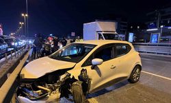 Küçükçekmece E-5’te alkollü sürücü zincirleme kazaya neden oldu