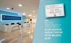 KÜN Uluslararası Sağlık Turizmi Yetki Belgesi aldı