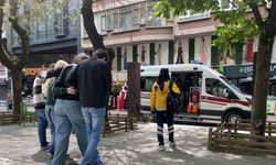 Mağazada yere düşen kadın yaralandı