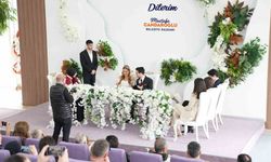 Nikah salonunda ilk önce kız istendi, ardından nikah kıyıldı