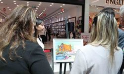 Öğrencilerin yıl sonu resim sergisi büyük beğeni topladı