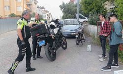Polisi görünce kaçan motosikletliye 19 bin 677 TL para cezası